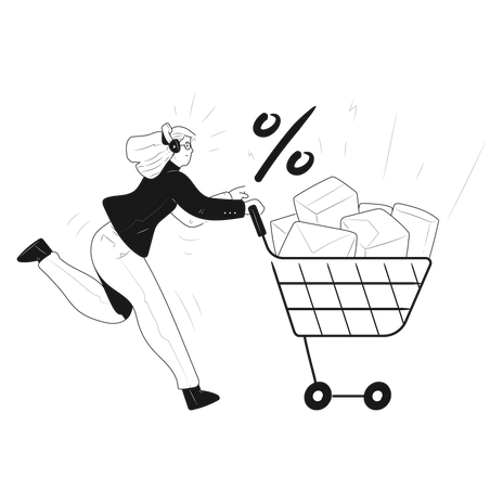 shopping events holidays black friday commerce ecommerce shop discount sale percentage